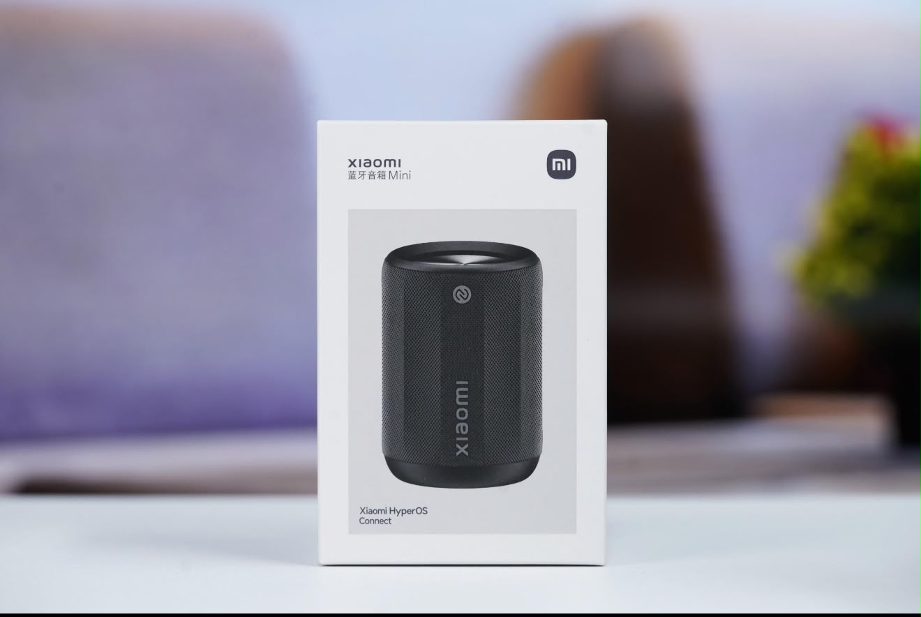 Caja del Xiaomi Bluetooth Speaker Mini en estudio